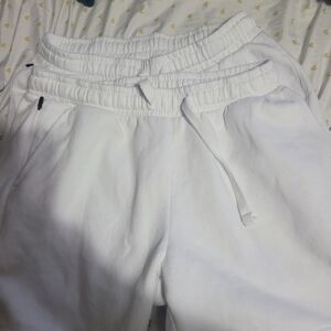 U.S. Polo Assn. White Athletic Shorts